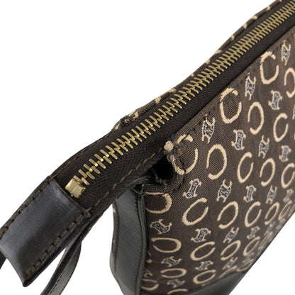 CELINE Macadam Shoulder bag Brown Vintage icsj8m