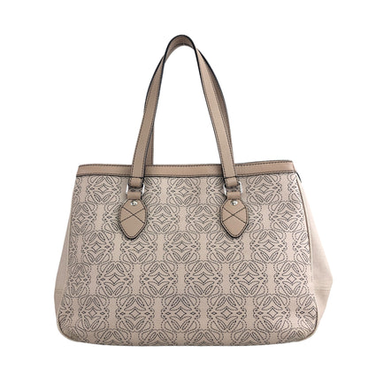 LOEWE Anagram Handbag Beige Vintage sg2ptj