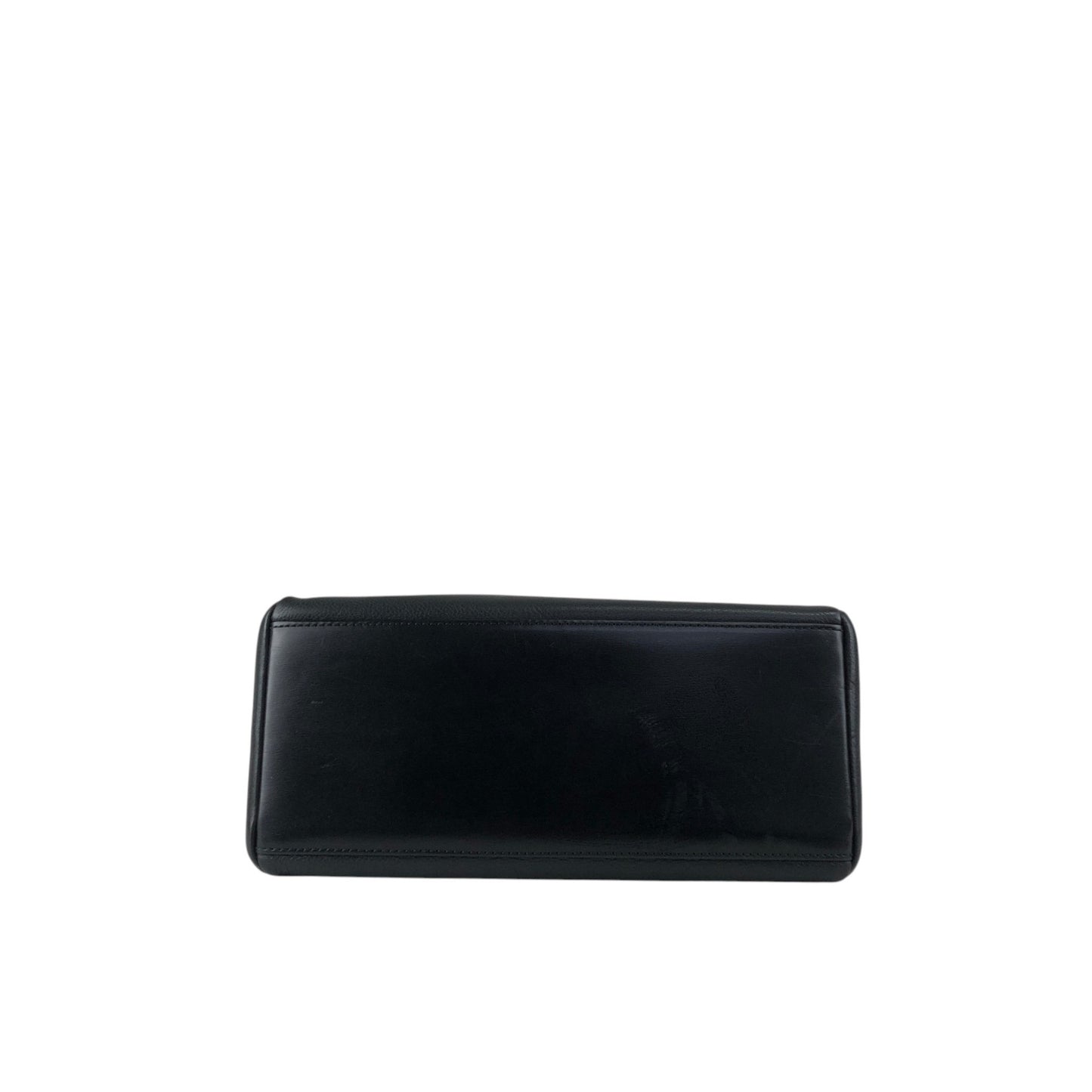 LOEWE Logo Embossed Shoulder bag Black Vintage mxivwm