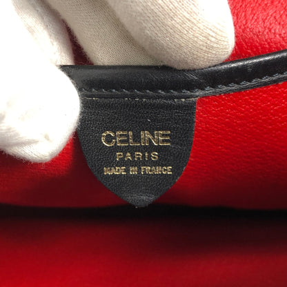 CELINE Toggle Clasp Backpack Black Vintage u7henu