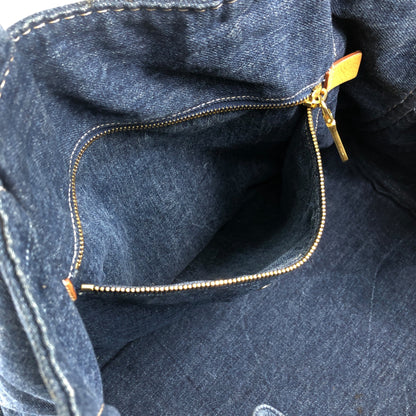 PRADA Canapa Handbag Indigo Vintage t35cnj