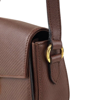 Salvatore Ferragamo Lock Shoulder bag Bordeaux Vintage 6kbanu