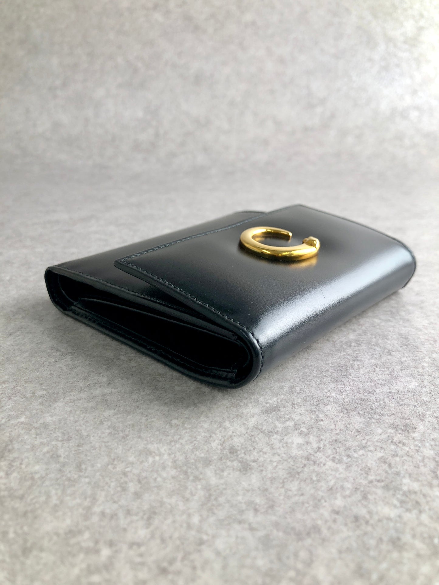 Cartier Folded Wallet Black Vintage rp5ee6