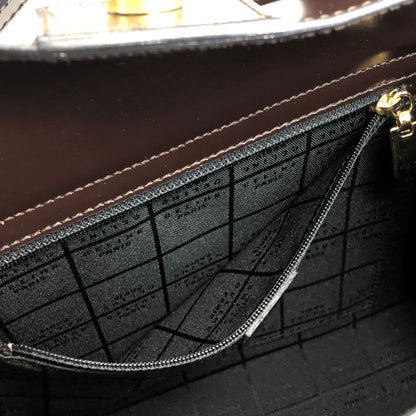 CELINE 馬車圖案兩用手提單肩包棕色復古ry5pvu