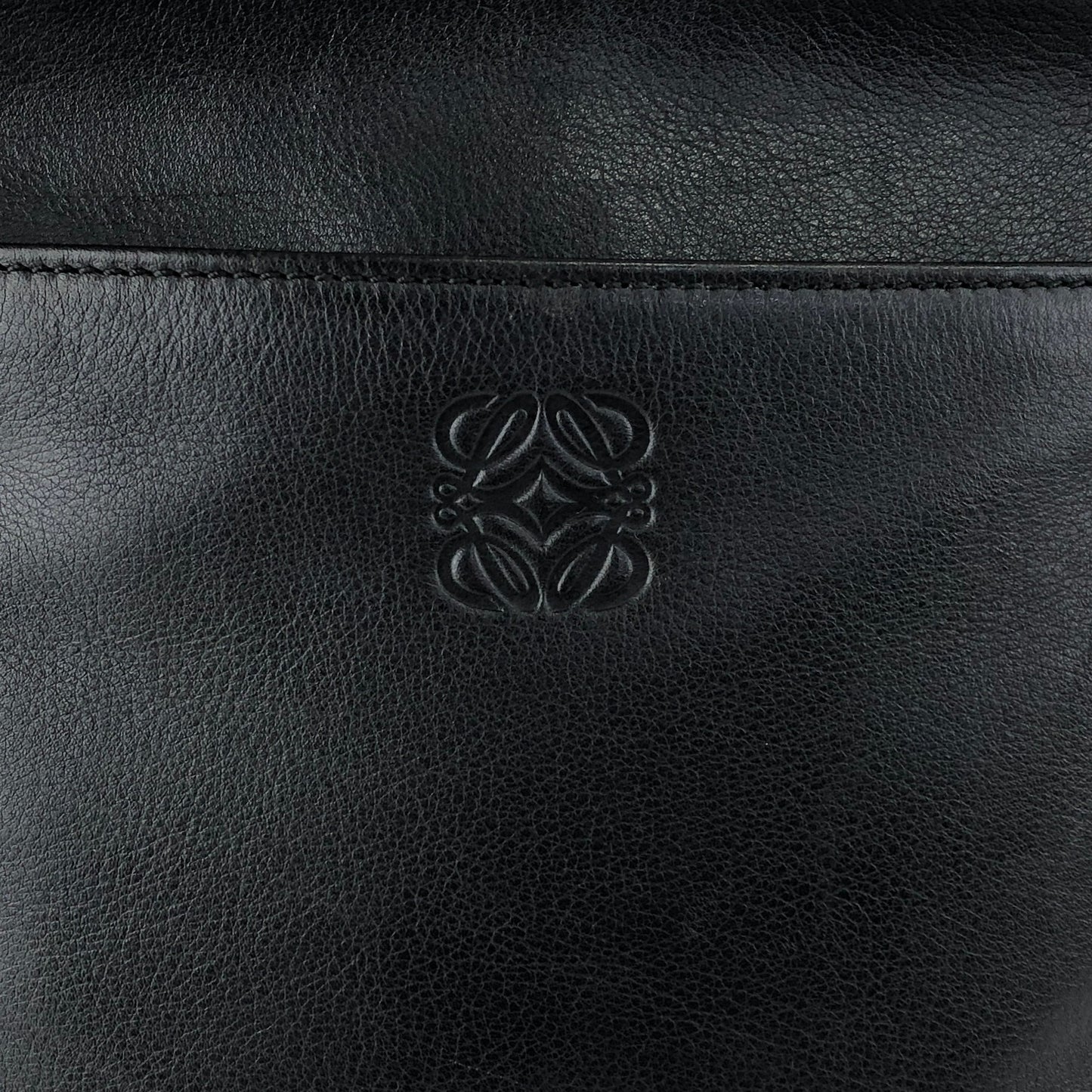LOEWE Anagram Small Shoulder bag Black Vintage mhm7g5