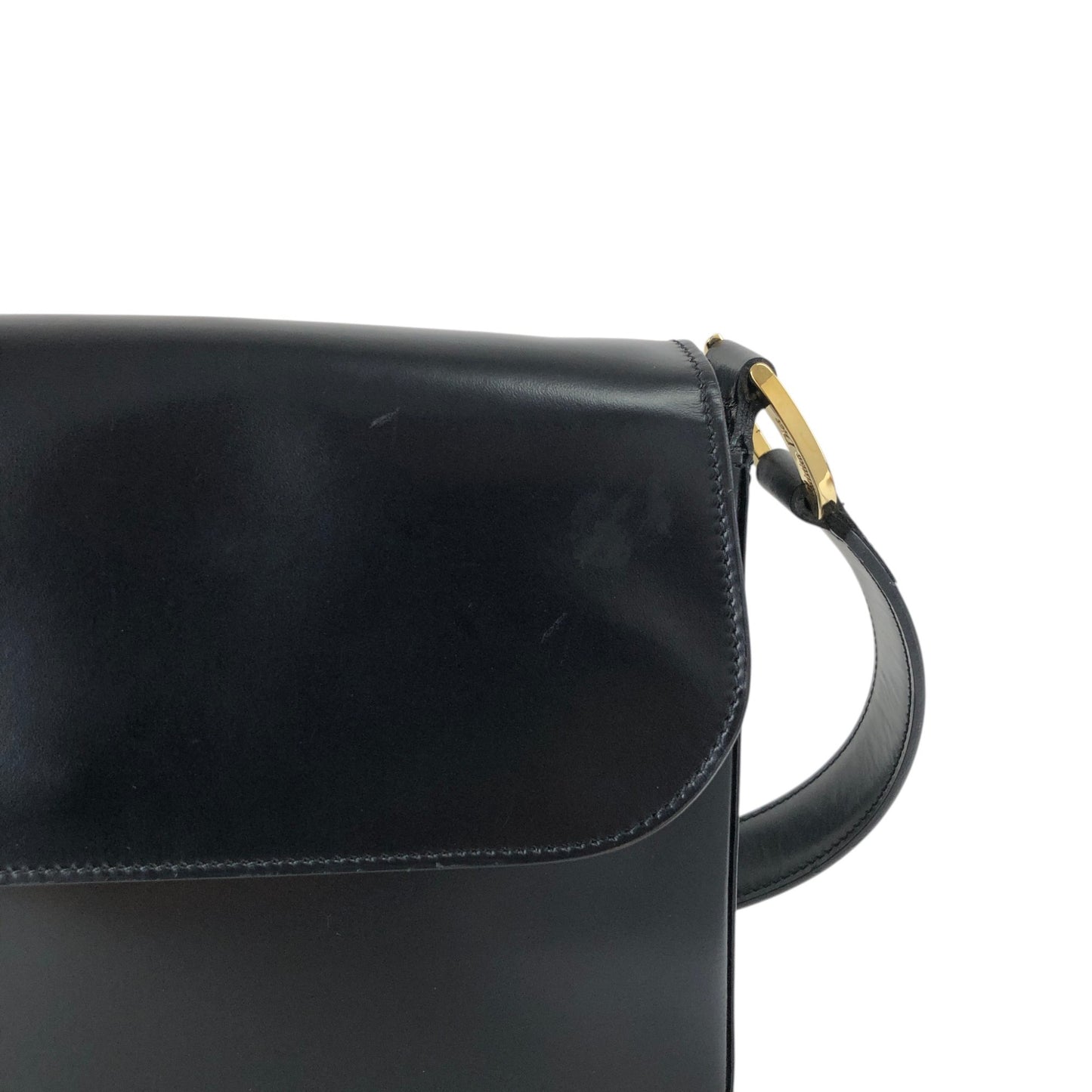 Christian Dior Logo Shoulder bag Black Vintage n2ss5w