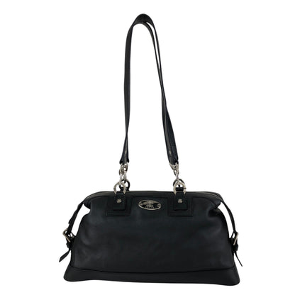 CELINE Blason Shoulder bag Black Vintage ftjas7