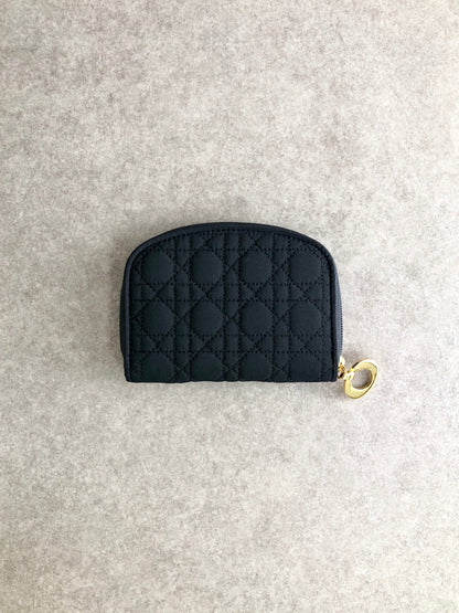 Christian Dior Cannage Key Case Black Vintage u2kyvi