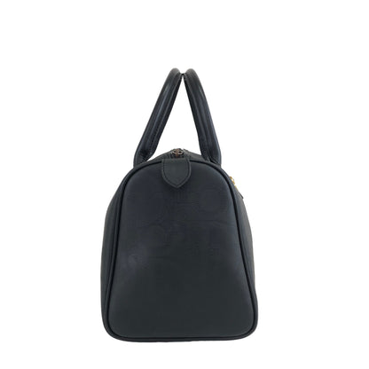 Christian Dior Trotter PVC 皮革手提波士頓包黑色復古 kg8k3x 