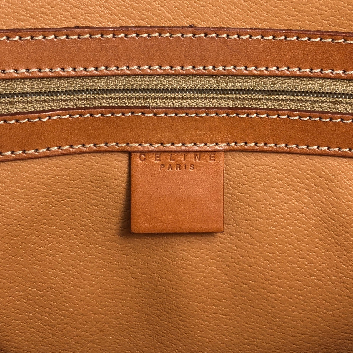 CELINE Macadam Blason Totebag Brown Vintage 4gjmmr