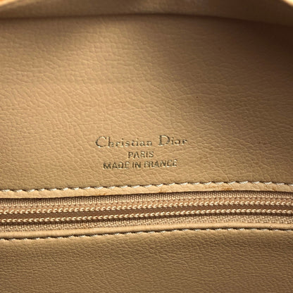 Christian Dior CD Logo Handbag Totebag Brown Vintage i5u28h