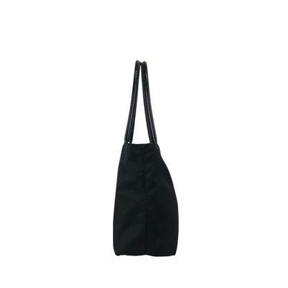 PRADA Tessuto Triangle Logo Totebag Black Vintage 3j825h