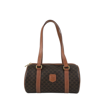 CELINE Macadam Blason Handbag Brown Vintage vph6bt