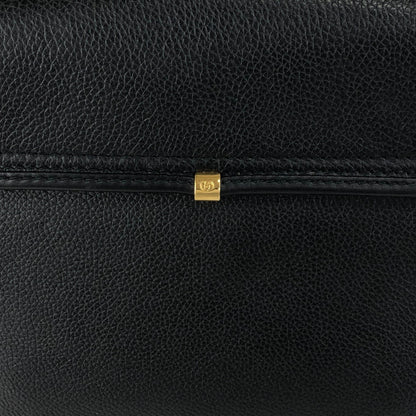 GUCCI Logo Shoulder bag Black Vintage irwn5s