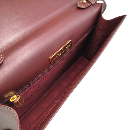 Cartier Shoulder bag Bordeaux Vintage jasskc