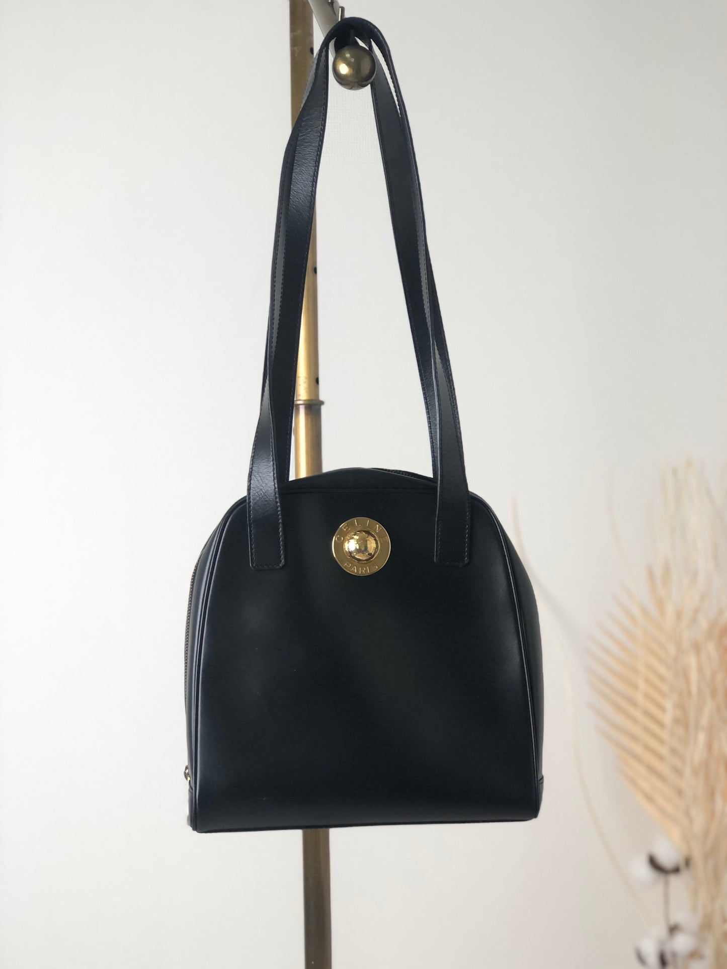 CELINE Starball Shoulder bag Black Vintage nd4v4g