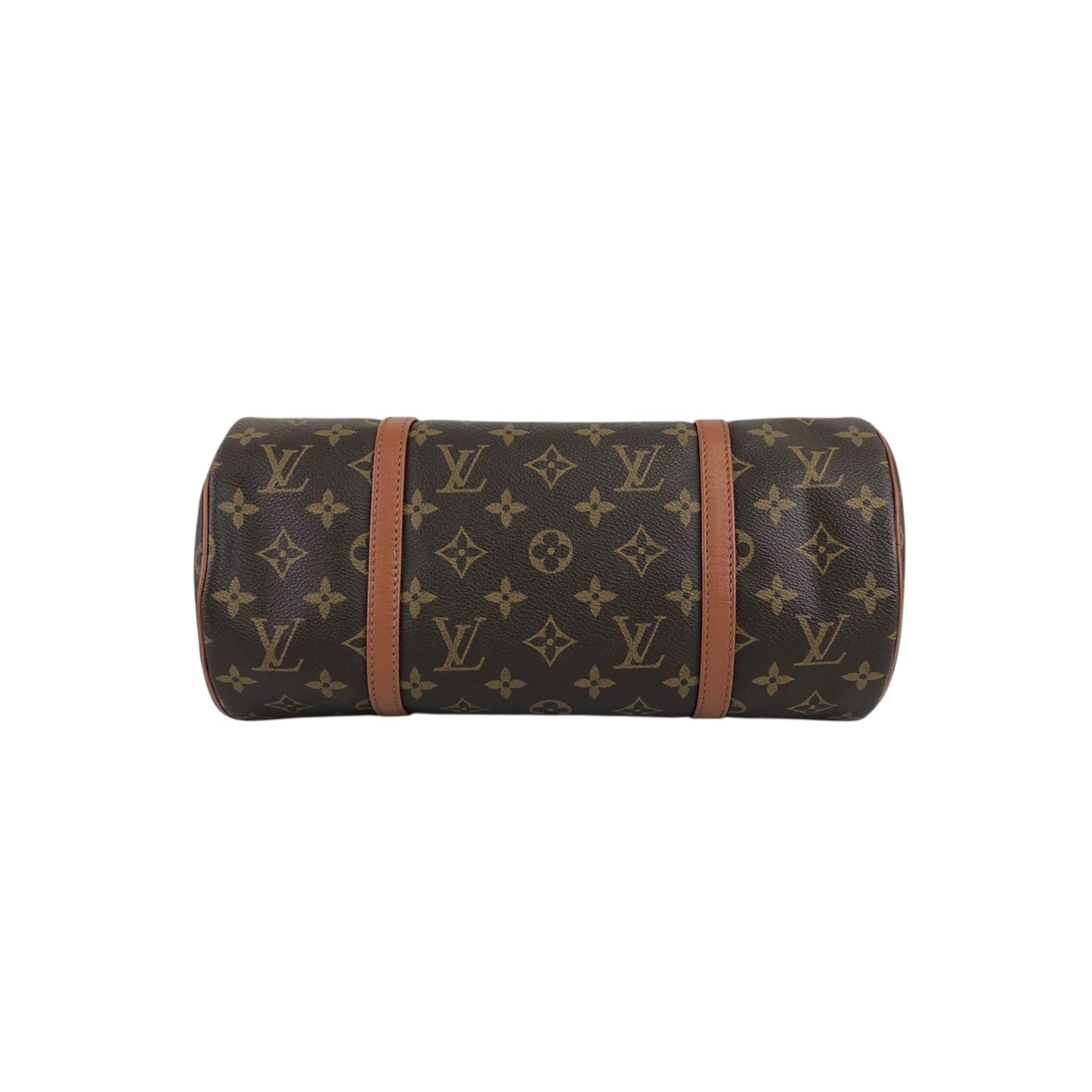 LOUIS VUITTON Monogram Handbag Brown Vintage suazrs