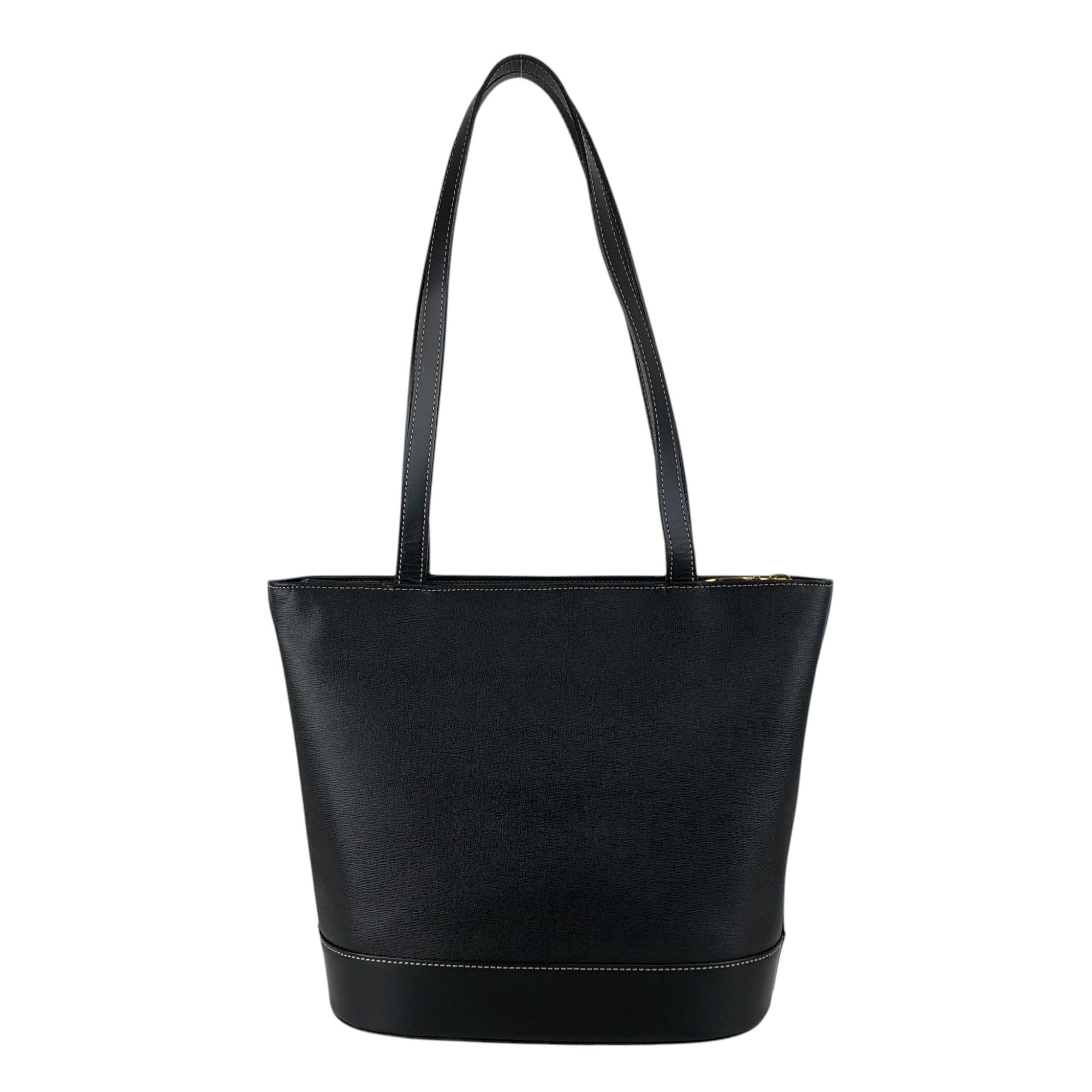 BURBERRY Logo Handbag Black Vintage i2msc4 – VintageShop solo