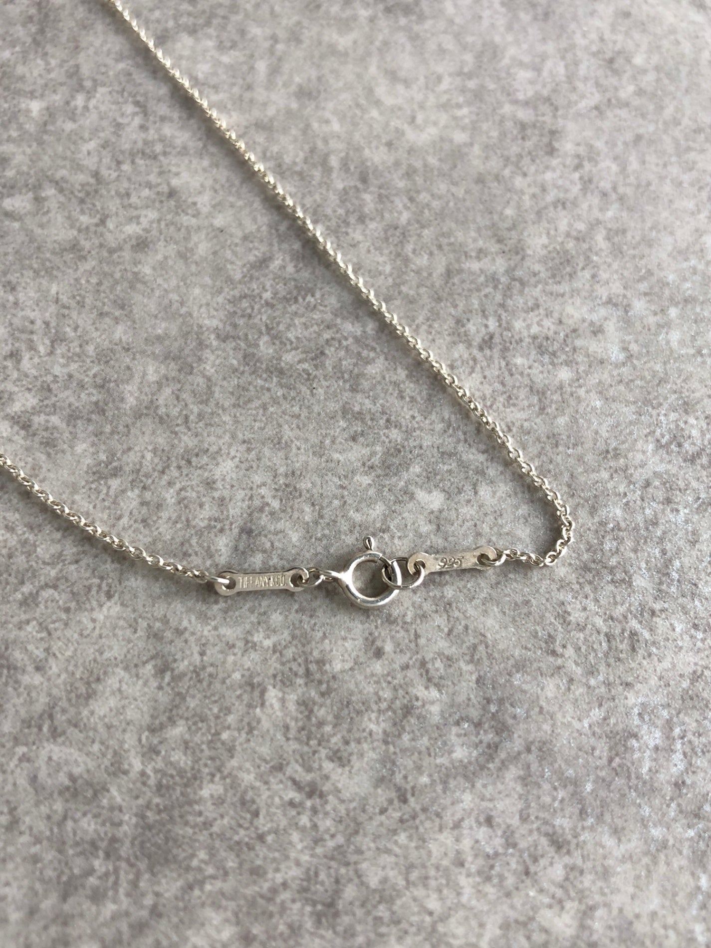 Tiffany & Co. SILVER925 Necklace Silver Vintage 7vvufh