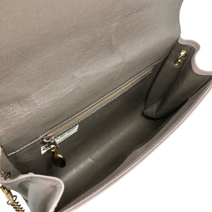 Christian Dior Logo Chain Shoulder bag Gray Vintage kynndd