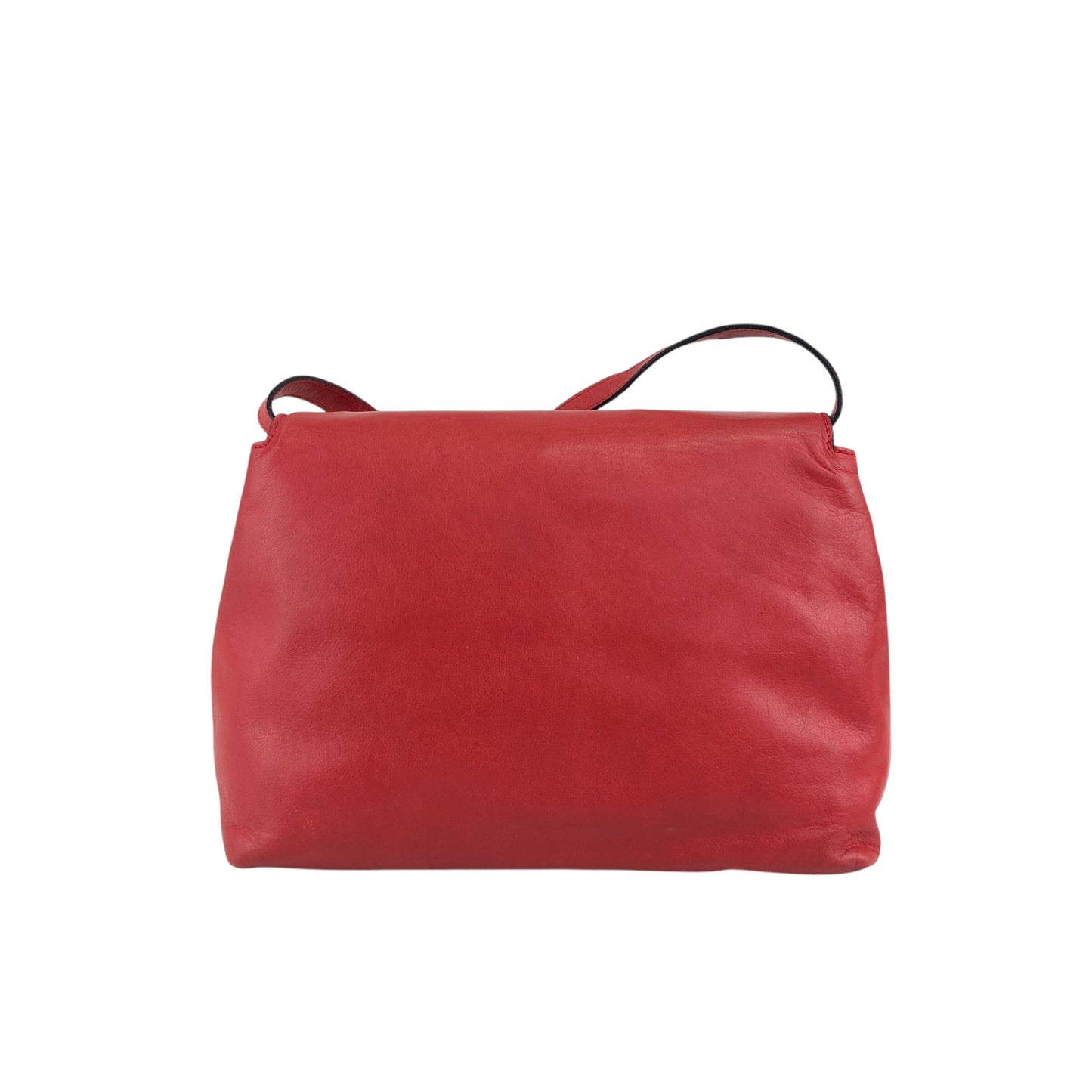 CELINE Blason Shoulder bag Red Vintage mv242g