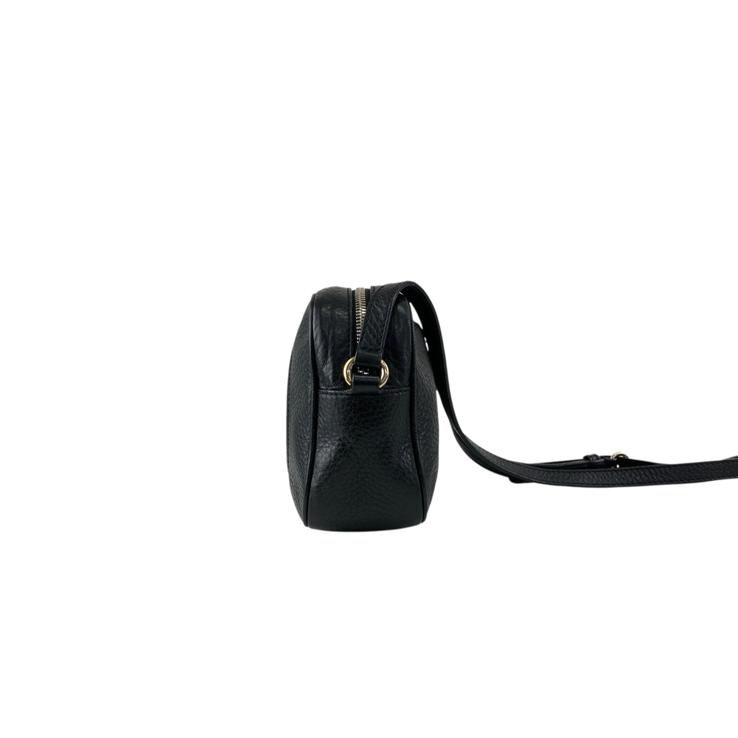 GUCCI Interlocking Tassel Crossbody Shoulder bag Black Vintage svpa7z