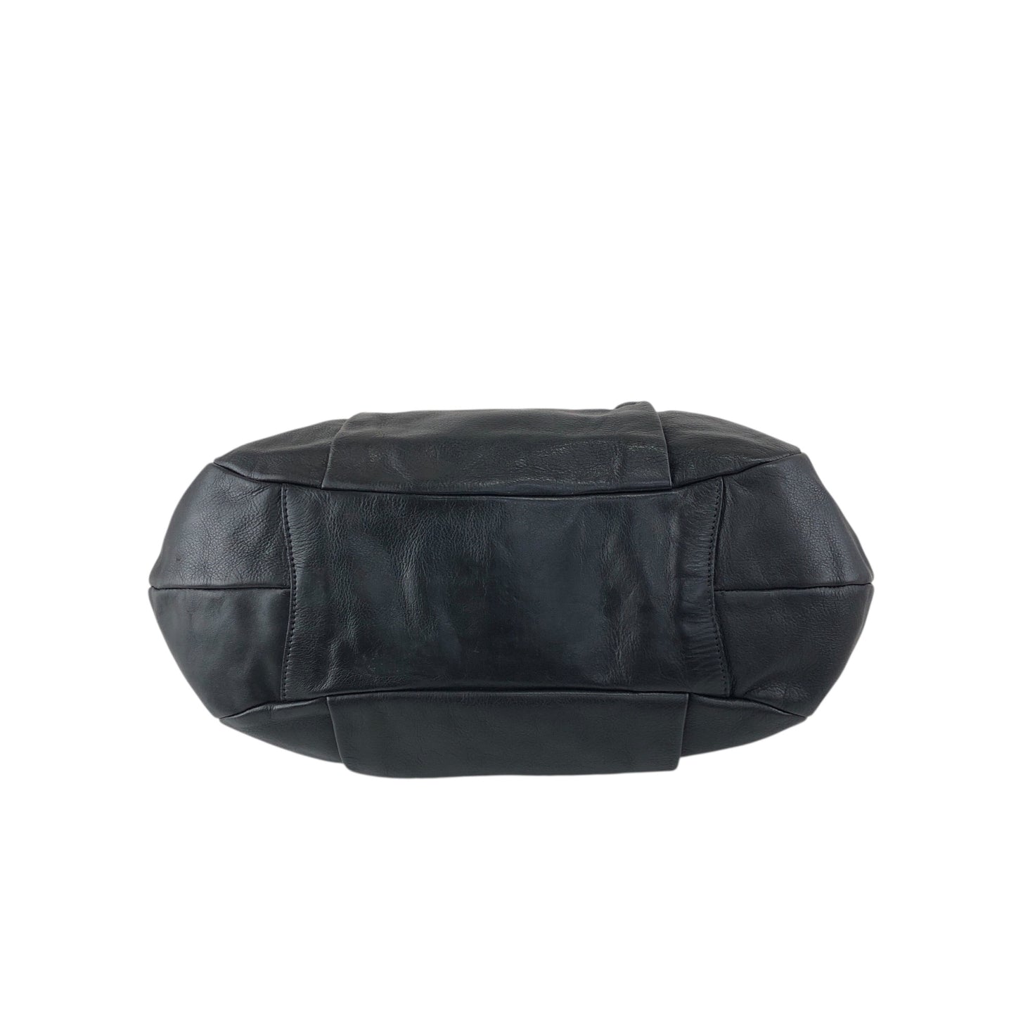 PRADA Logo Two-way Handbag Shoulder bag Black Vintage 28pkhx