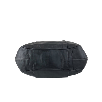 PRADA Logo Two-way Handbag Shoulder bag Black Vintage 28pkhx