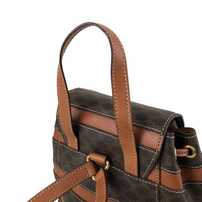 CELINE Macadam Backpack Brown Vintage j5v54w