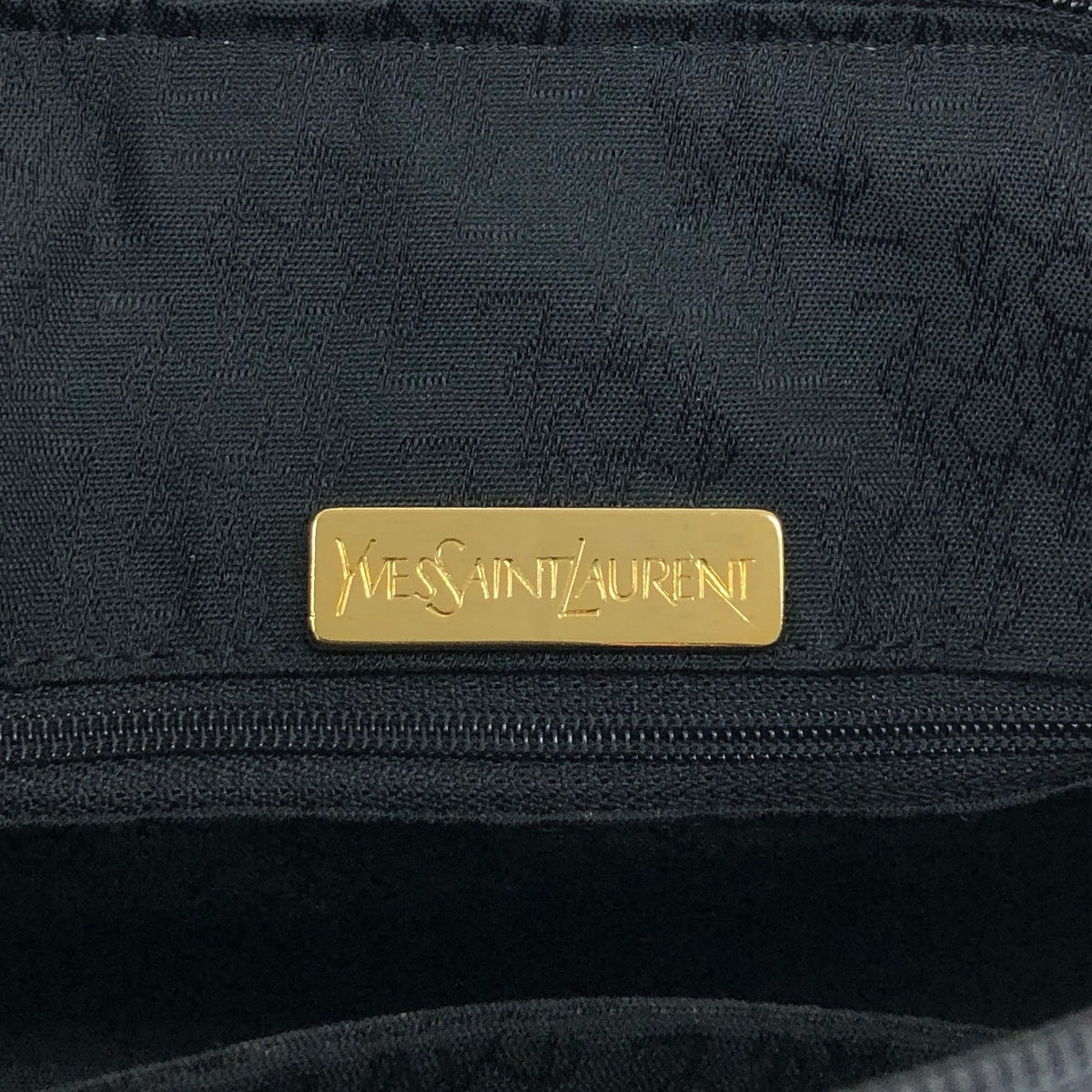 Yves Saint Laurent Handbag Black Vintage vp6k4v