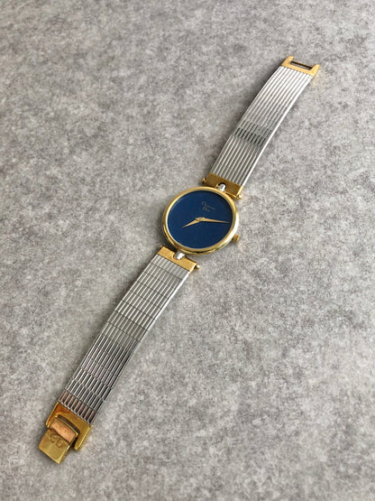 Christian Dior Watch Silver×Gold 3026 Vintage 4ckzkd