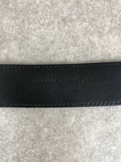 Yves Saint Laurent YSL Logo Belt Black Vintage jjfxnv