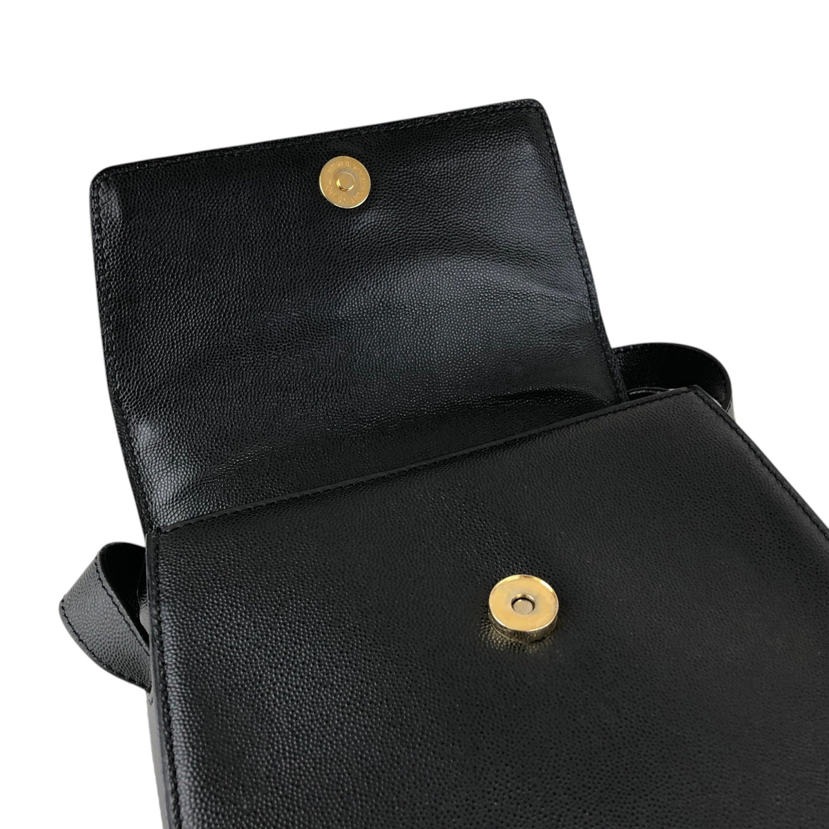 CELINE Gancini Shoulder bag Black Vintage y386id
