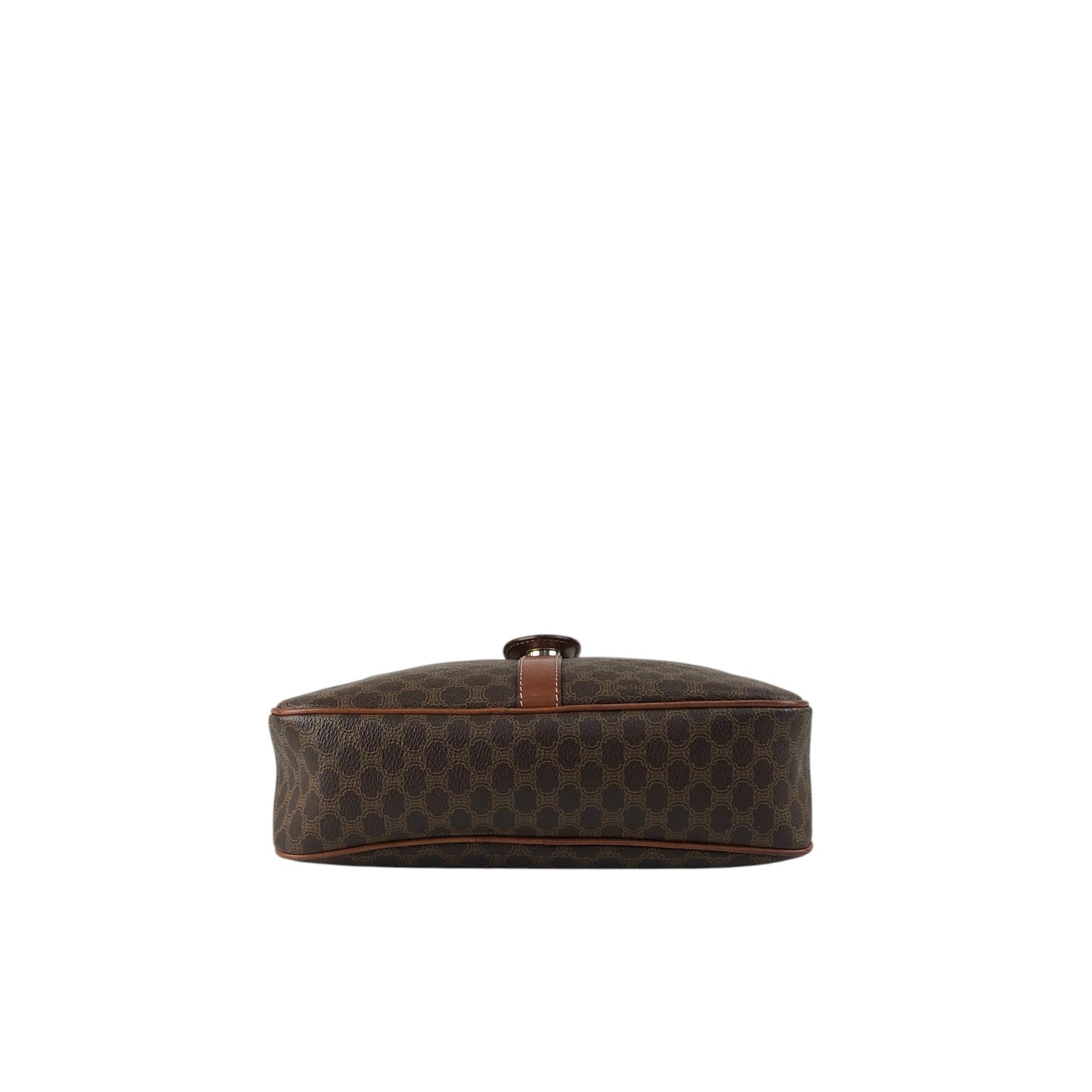 CELINE Macadam Blason Shoulder bag Brown Vintage whw3hb