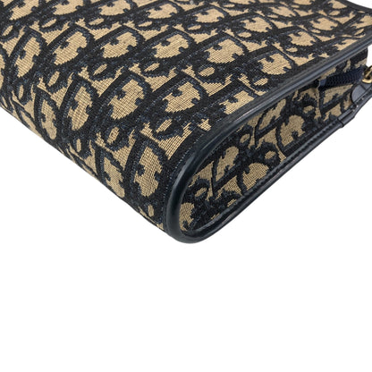 Christian Dior Trotter CD Logo Shoulder bag Navy Vintage 2vvpv4