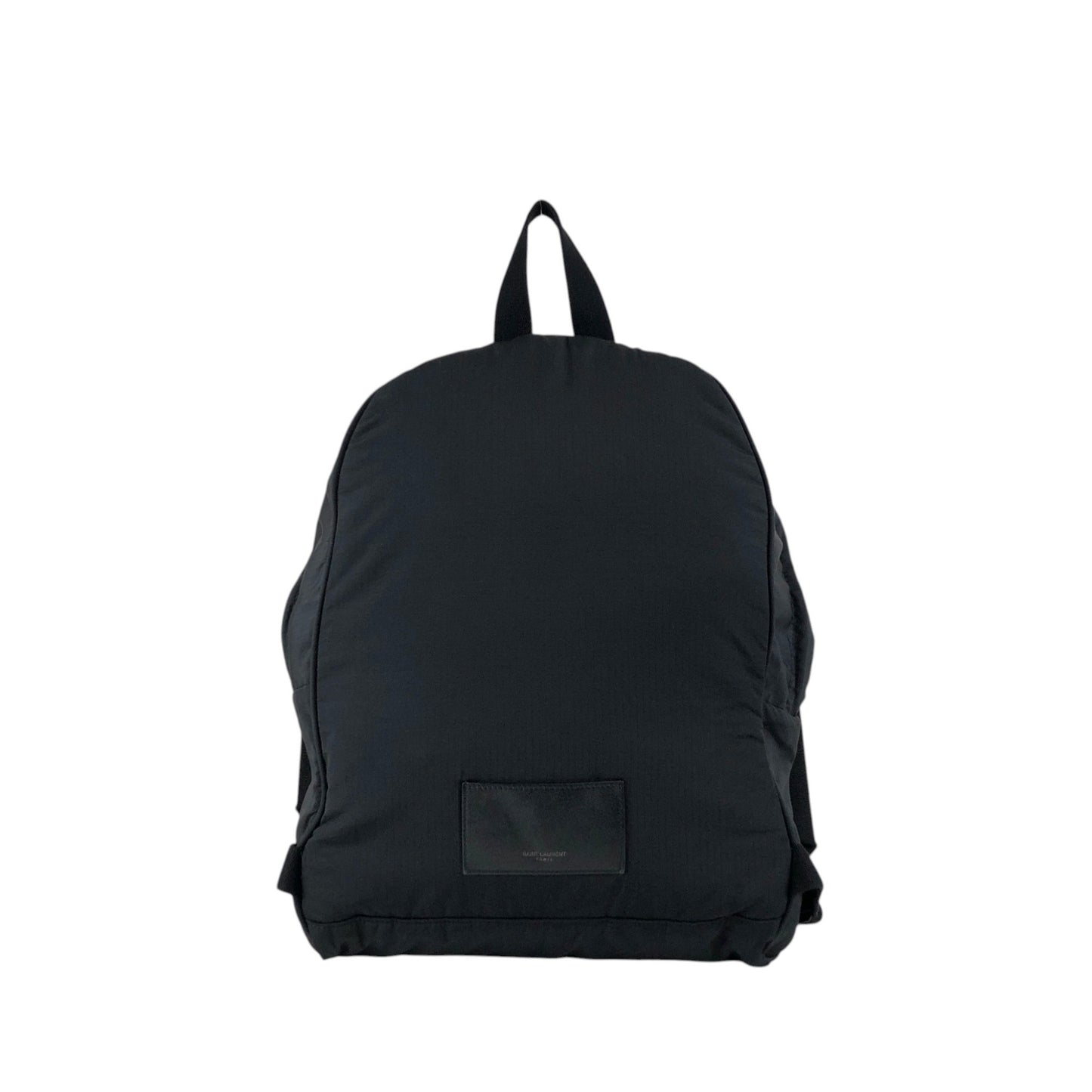 Yves Saint Laurent Logo Backpack Black Vintage 7tw3dp