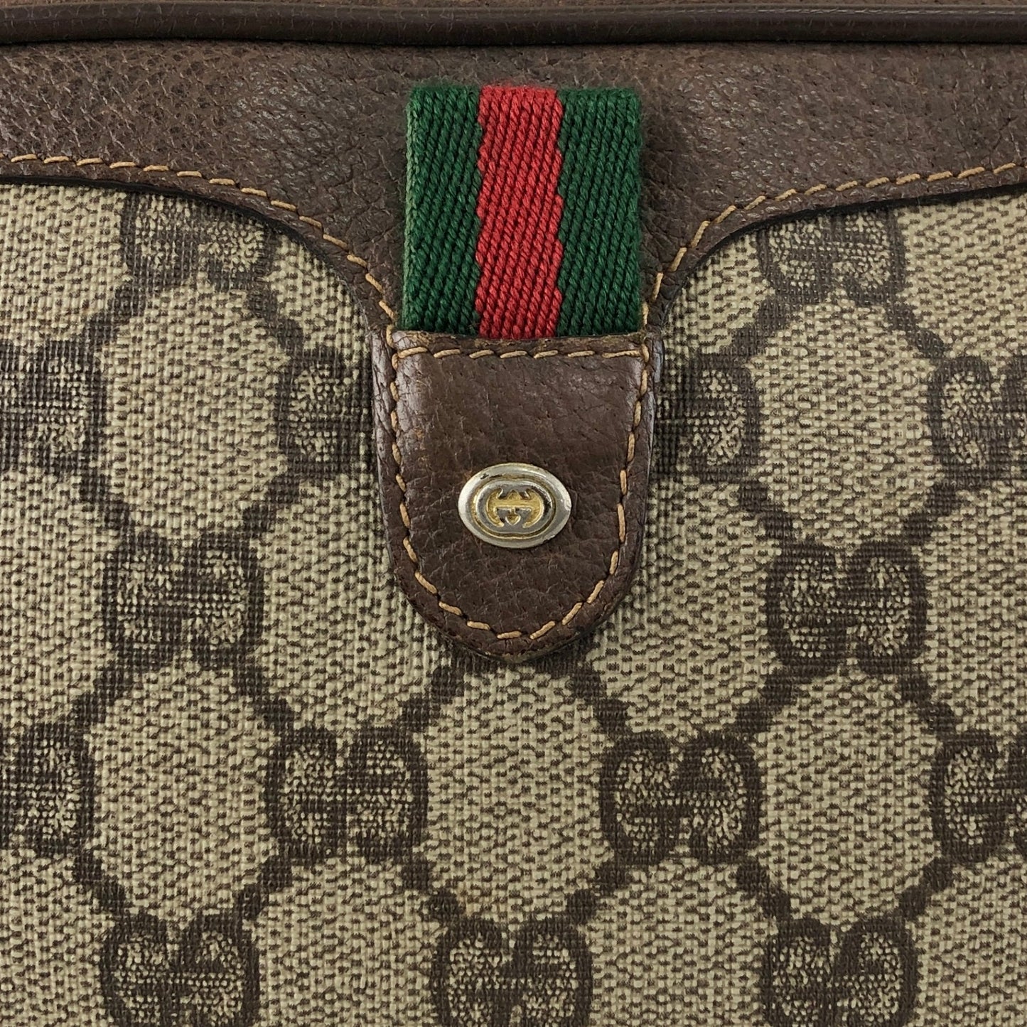 GUCCI GG Pattern Shoulder bag Brown Vintage kr4ygb