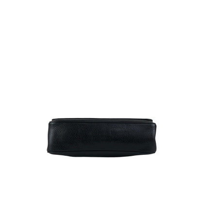 CELINE Triomphe Chain Shoulder bag Black Vintage t8zcx2