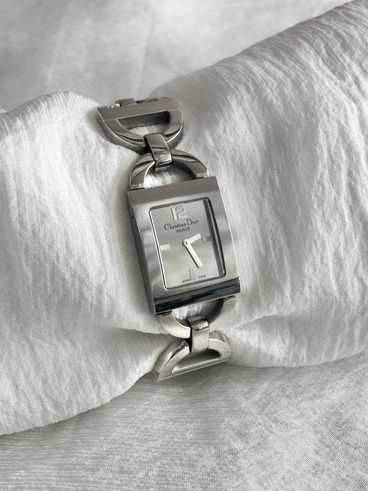 Christian Dior Watch Silver D78-109 Vintage s2ur7s