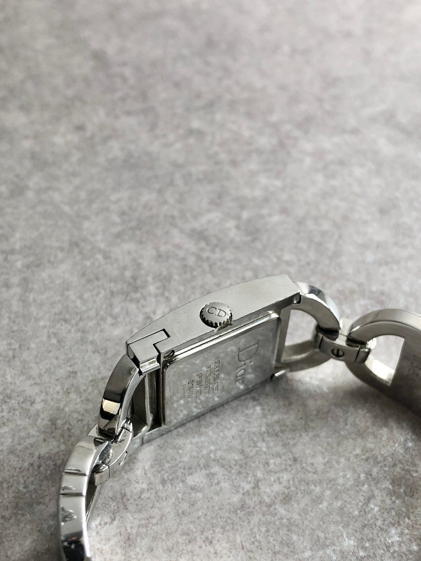 Christian Dior Quartz Watch Silver D78-109 Vintage egd5s2