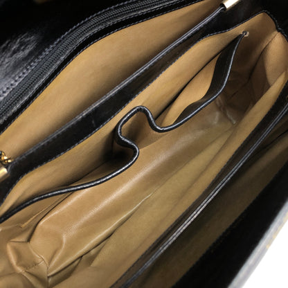 CELINE Blason Shoulder bag Black Vintage jvmcjz