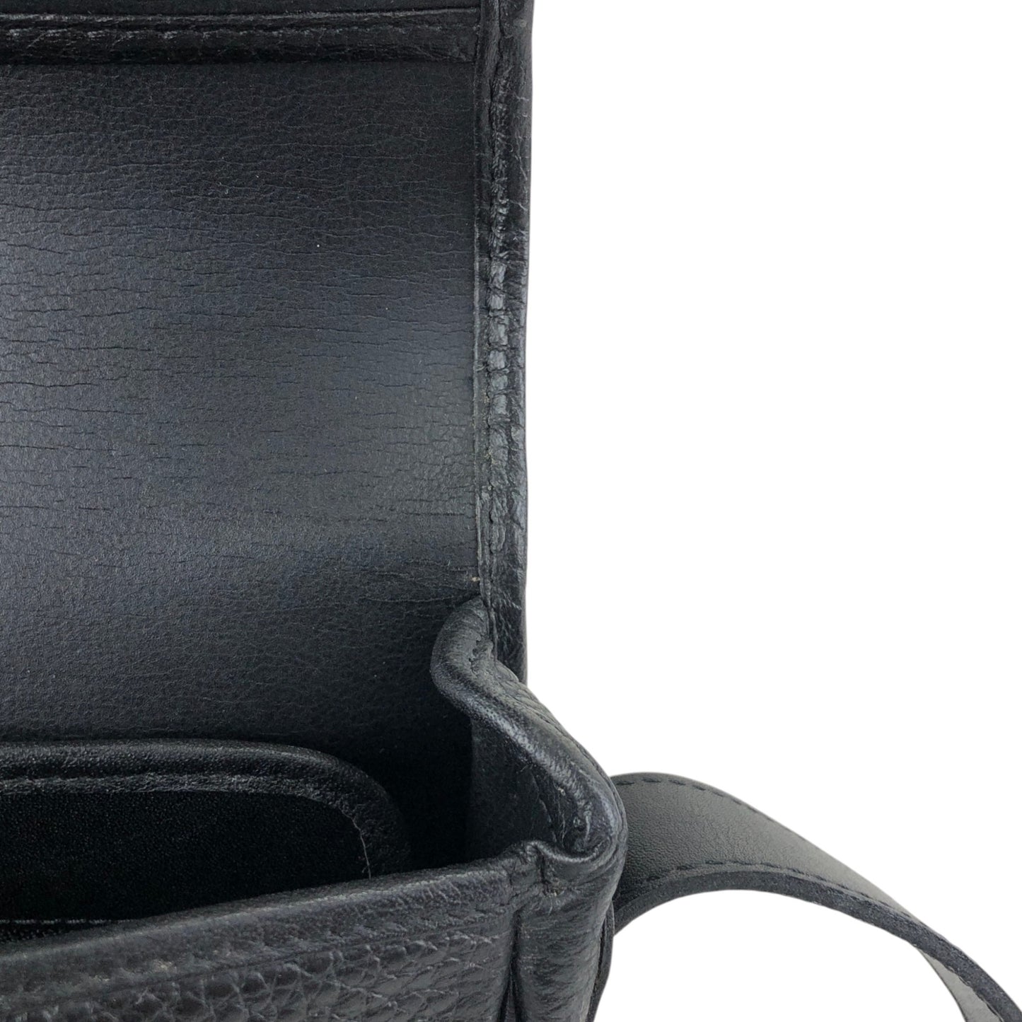 Christian Dior CD Logo Shoulder bag Black Vintage mhs6vd