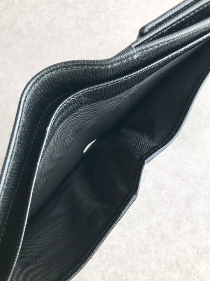 GUCCI Jackie Folded Wallet Black 035・3661・2169 Vintage p7c8tb