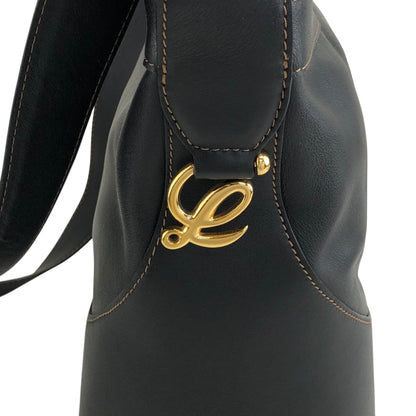 LOEWE Charm Shoulder bag Black Vintage zkuvfd
