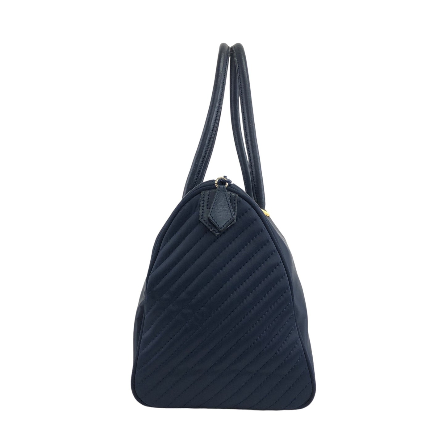 Yves Saint Laurent YSL 標誌手袋波士頓包海軍藍復古 6dix6x