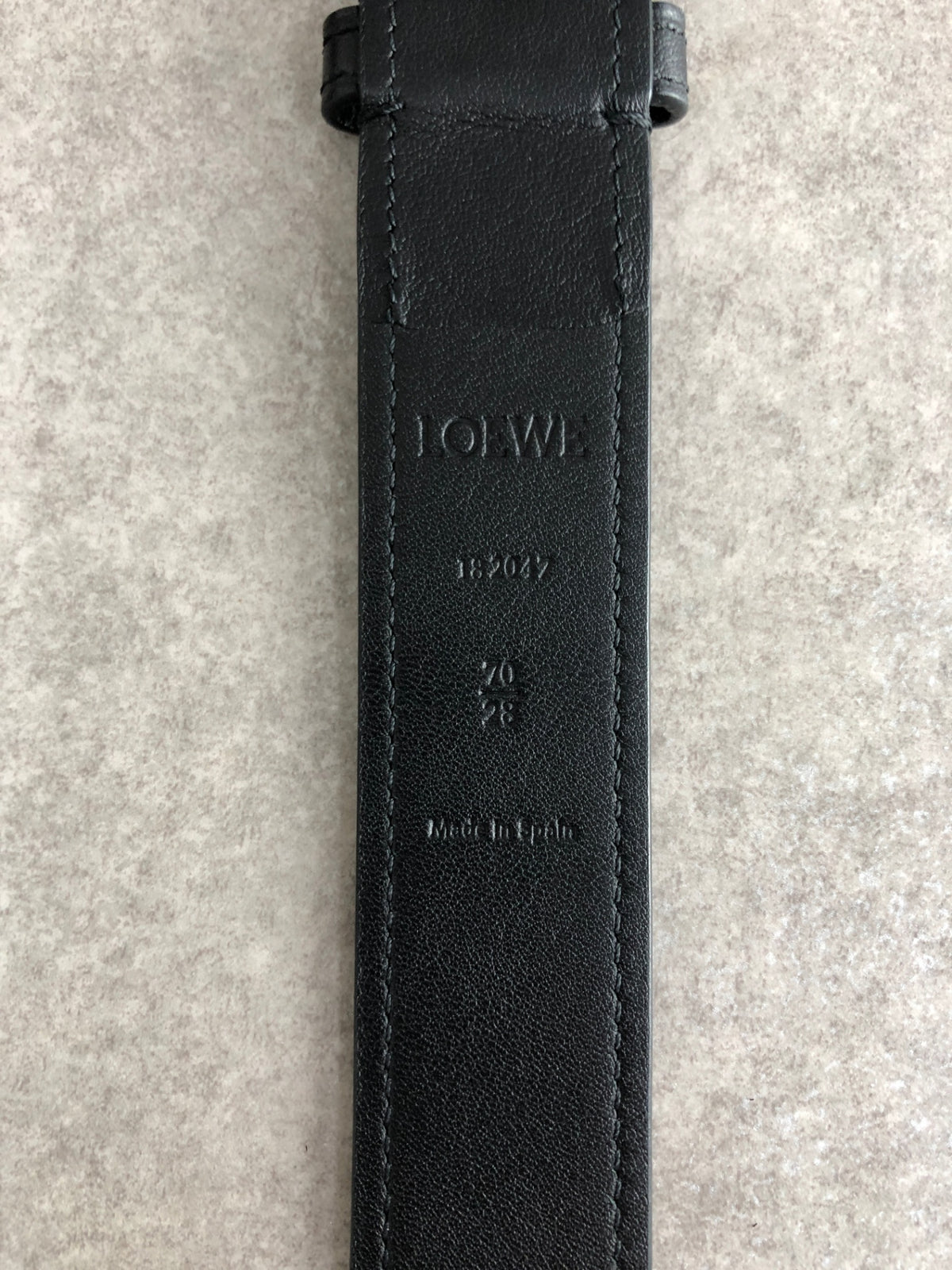 LOEWE Anagram Belt Black Vintage mfjw67