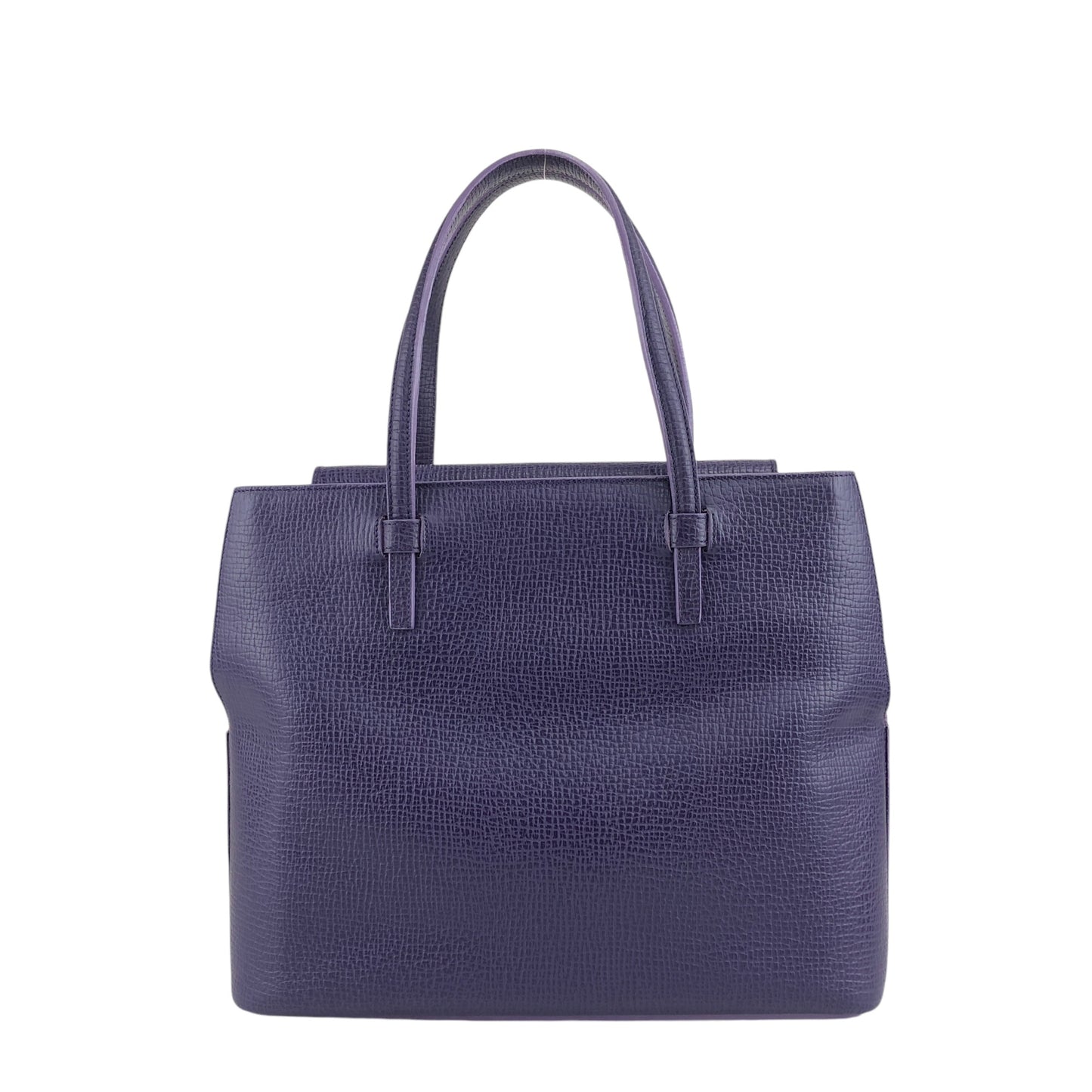 LOEWE Logo Embossed Handbag Purple Vintage rxpumj