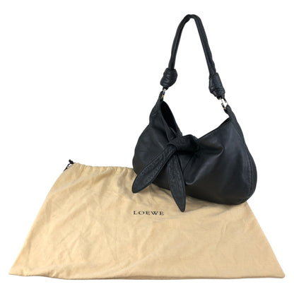 LOEWE Anagram Shoulder bag Hobobag Black Vintage 4gd3uv