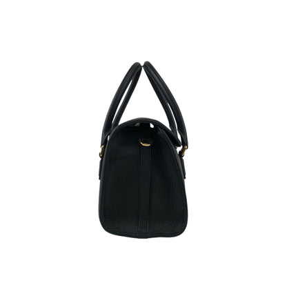 LOEWE Anagram Turn Lock Two-way Small Boston bag Shoulder bag Black Vintage v54wyi