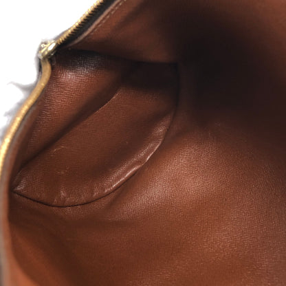 LOUIS VUITTON Monogram Handbag Brown Vintage efphw4